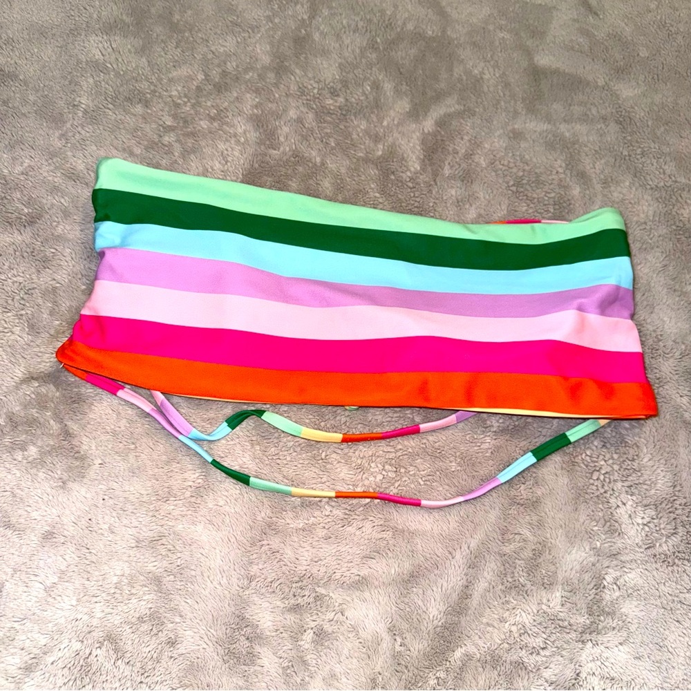 Zaful | Multicolor Striped Bikini Top